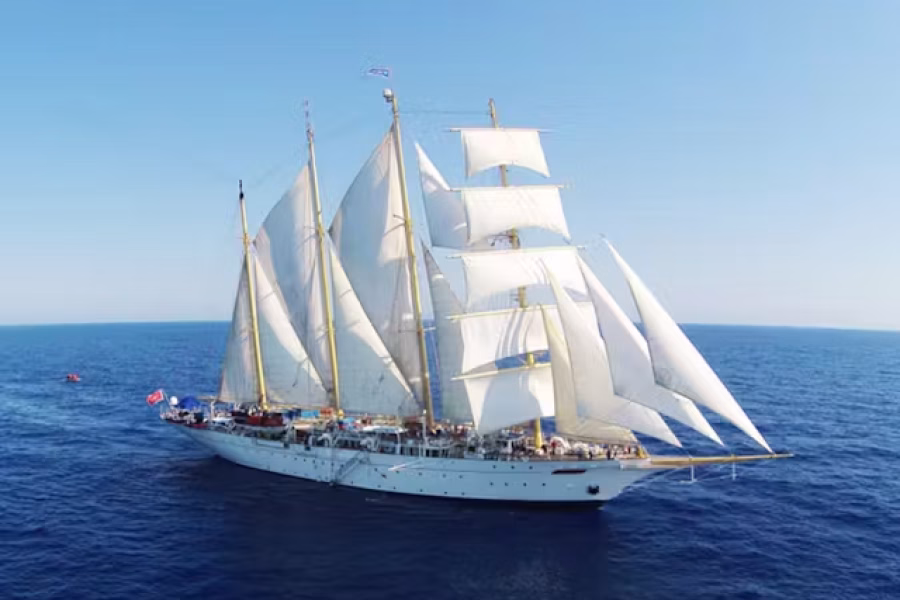 Gorgeous Cyclades Star Clippers Cruise with cultural Athens stay